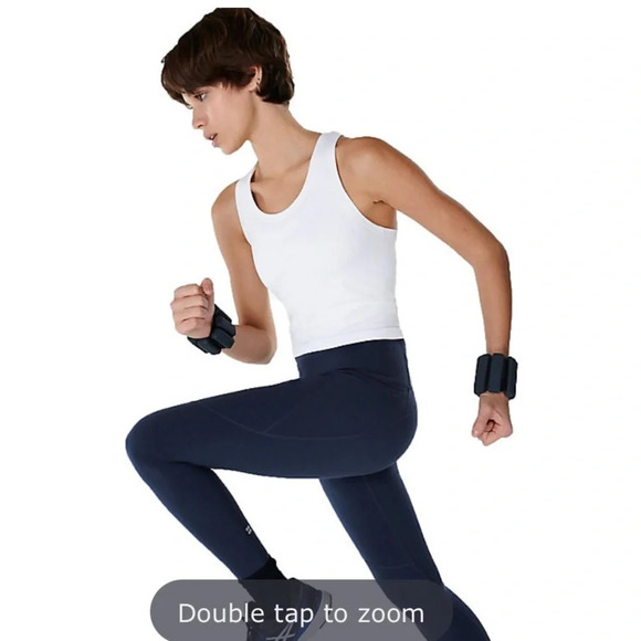 Sweaty Betty Women's XL Athlete Seamless Tank Top Performance White Yoga NWT - Picture 7 of 10